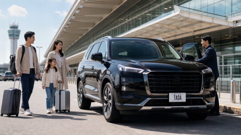 뉴욕 한인 택시 JFK 공항픽업 TADA 번호판 SUV