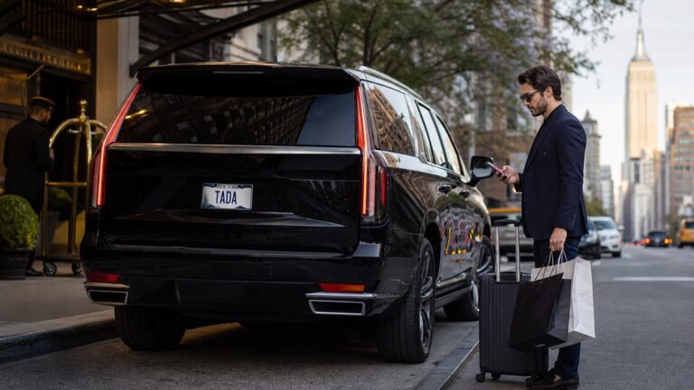 TADA private SUV prepared for a multi-stop Manhattan itinerary